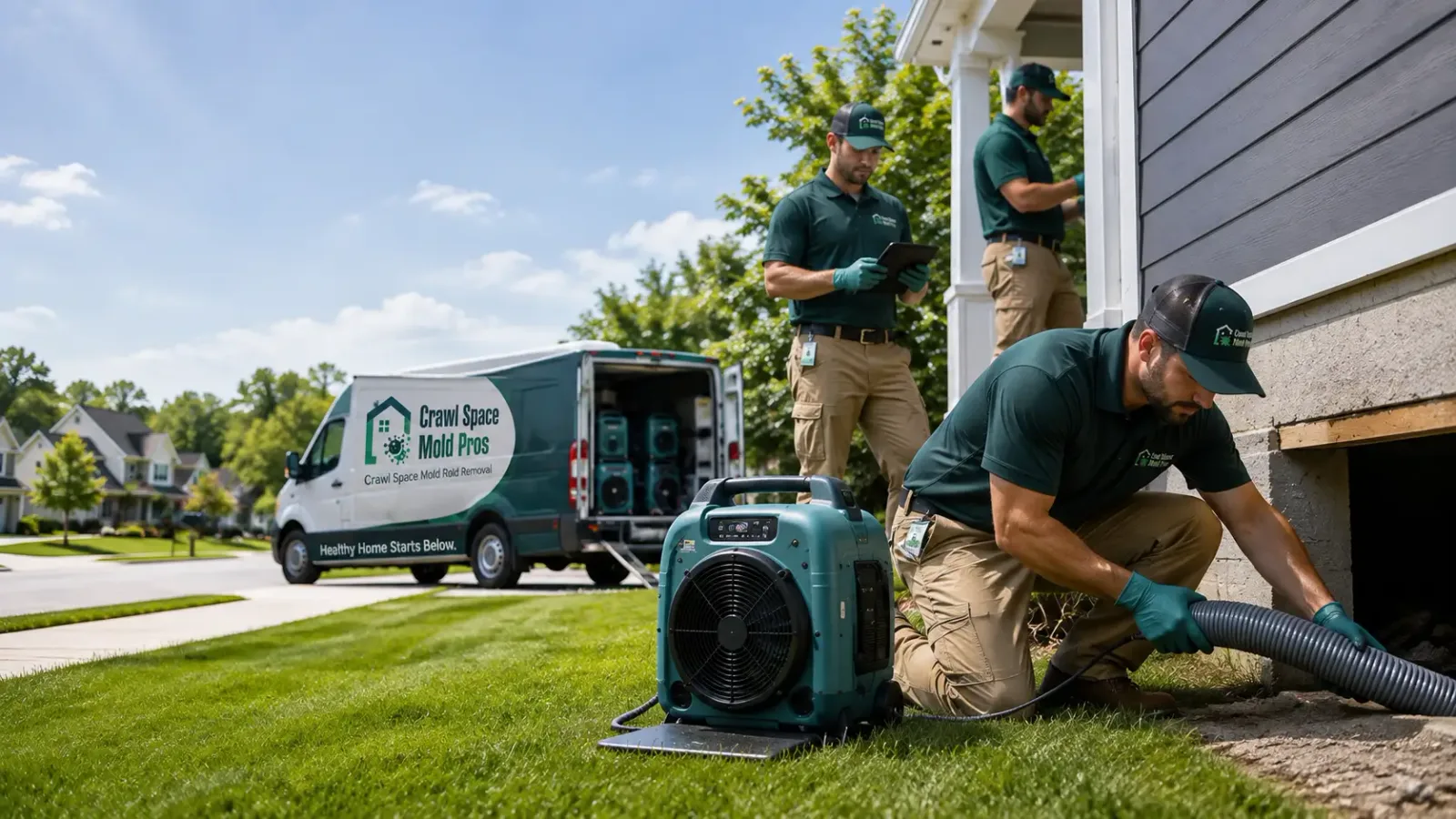 Crawl Space Mold Removal in Newport, NH